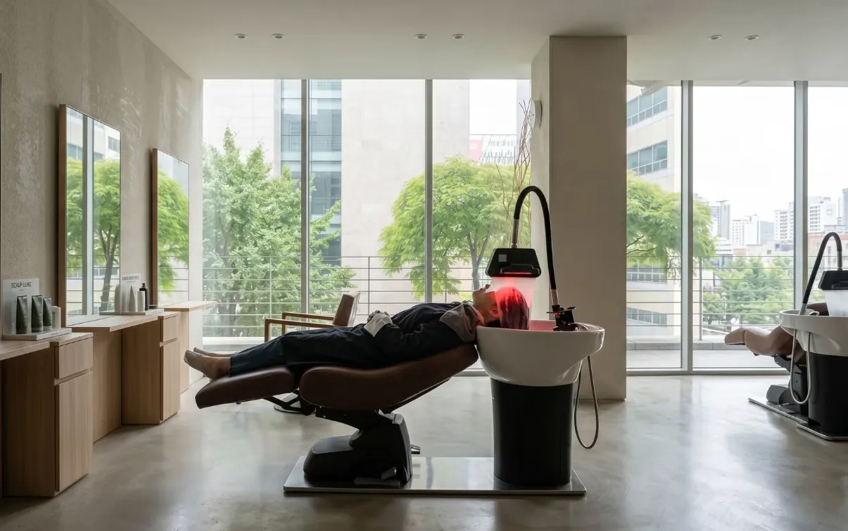 RARIEN Myeongdong — AVEDA head spa room